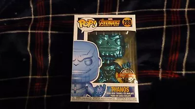 Funko Pop Marvel Blue Chrome Thanos Special Edition • £6