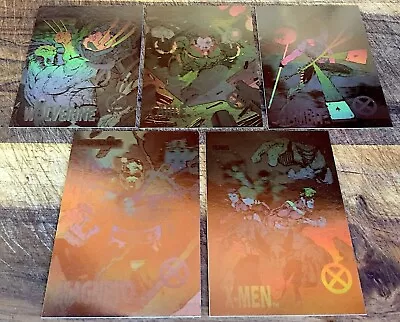 1992 Impel Marvel X-Men Series I Hologram Card Set XH: 1-5 • $40