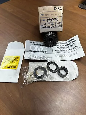 NIB NOS OEM OMC Evinrude Johnson Gear And Bearing Kit 390970 18-25HP 1968-1970 • $90