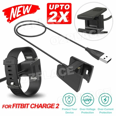 $9.85 • Buy USB Charging Cable Charger Lead For Fitbit CHARGE 2 Fitness Tracker Wristband AU