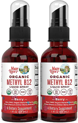 Vitamin B 12 Spray By Maryruth'S Organic Liquid Spray For Nerve Function & Ener • $215.08