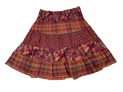 Mossimo Supply Co. Multicolored Multiprint A-line Skirt Size Small • $14