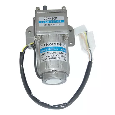 Gear Motor Electric Reducer Motor Speed Controller High Torque 6W AC 110V 150RPM • $86.99