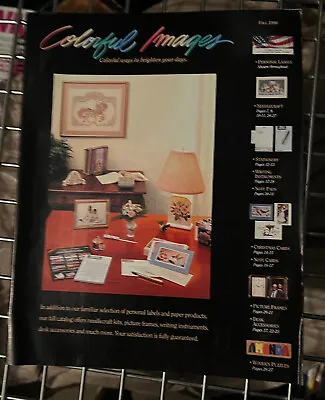 Colorful Images Fall 1990 Catalog Stationary Labels Paper Mail Memo Clock • $30