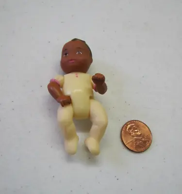 $22.18 • Buy FISHER PRICE Loving Family Dollhouse AFRICAN AMERICAN BABY INFANT In Yellow