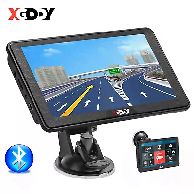 XGODY 7 Inch Auto GPS Navigation HD Navigator For Truck Car AV-IN FM MP3 Player • $80.69