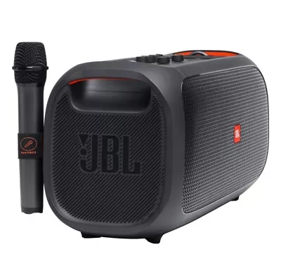 JBL PartyBox On-the-Go Party Tailgate Karaoke Bluetooth Speaker+LED+Wireless Mic • $229.99