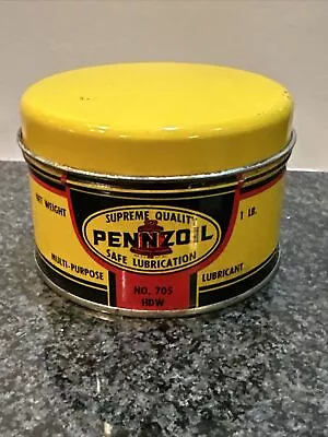 Vintage Oil Can Pennzoil Multi Purpose Lubricant 1 LB Excellent Original Can • $42.55