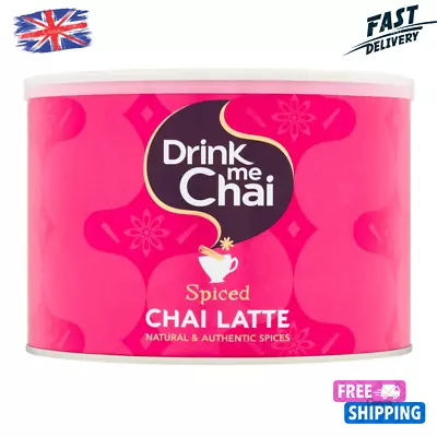  Drink Me Chai Spiced Chai Latte 1kg - Just Add WaterChai Latte Powder - 1 Pack • £11.69