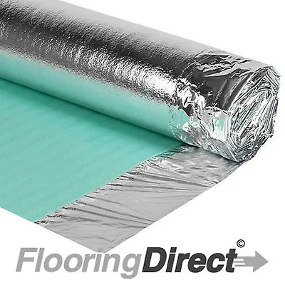 15m2 - 3mm Comfort Silver - Acoustic Underlay For Wood & Laminate Flooring • £22.99