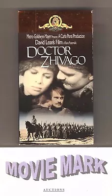 DOCTOR ZHIVAGO 1965 (MGM/UA Home Video) Omar Sharif Geraldine Chaplin 2 Vhs Set • $4.93