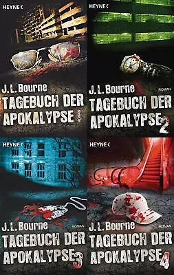 J. L. Bourne Tagebuch Der Apokalypse Band 1-4 Plus 1 Exklusives Postkartenset • £33.53