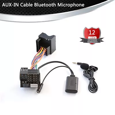 Bluetooth  Microphone Cable AUX IN Audio Radio Stereo Adapter For Mercedes Benz • $21.51