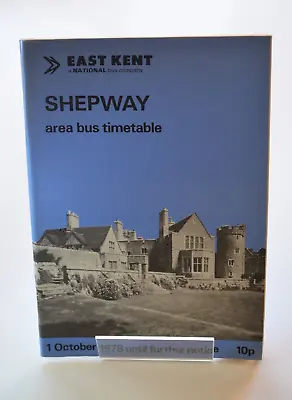Bus Coach East Kent Timetable Shepway Area 1st October 1978 • £12