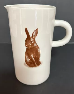 Bunny Pitcher Farmhouse Style Neutral Adorable  Vase For Brunch Juice Easter • $19