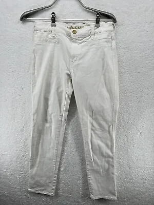 MiH Jeans Womens High Rise Straight Leg Paris Jeans White Size 25 • $7.70