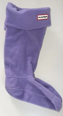 Hunter Original Women's XL 11-13 Lilac Lavender Purple Tall Fleece Boot Socks • $13.99