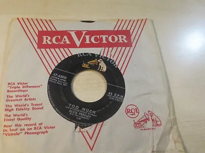 Elvis Presley Playing For Keeps Rca 45 Rpm #47-6800 Mid Grade Rock Pop 1957 • $15