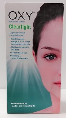 £59.99 • Buy OXY CLEARLIGHT Targeted Treatment For Spots & Acne Unit FACTORY SEALED