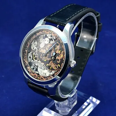 £900 • Buy Skeleton Wrist Watch - Regulator - Alpina Vintage Movement 