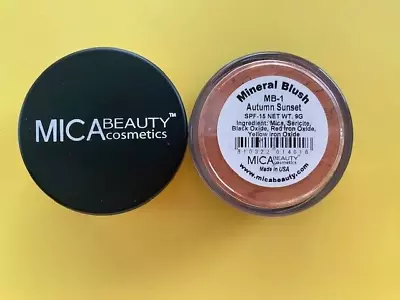 MICA Beauty Micabella Mineral Blush Lot Of 2 - AUTUMN SUNSET - MB 1 - SPF 15 9g • $35