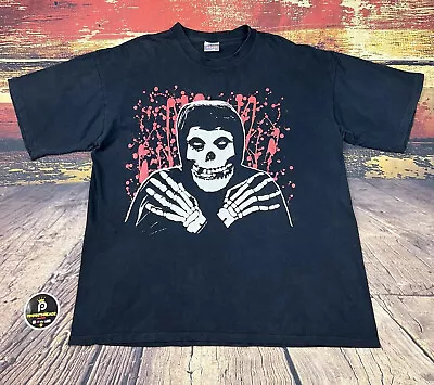 Vtg Misfits Concert Tee Crimson Ghost 90s Single Stitch T-Shirt XL Danzig Punk • $199
