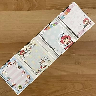 San-x Zukinhitotude Kireizuki Mini Notepads Book Set 3.25x2.25 In NEW Retired • $14.99