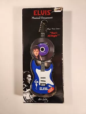 Elvis Musical Christmas Ornament Vintage Original Packaging Thats Alright.  • $24.99