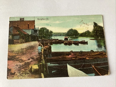 £4 • Buy Vintage Berkshire Pangbourne 1907 Postcard 