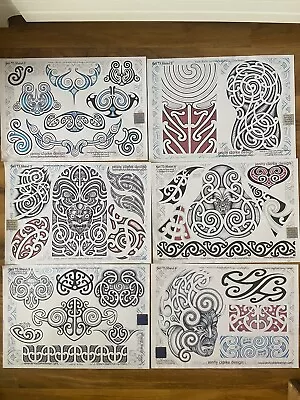 Tattoo Flash Design Sheets X 6 A3 Various Jenny Clarke • £30