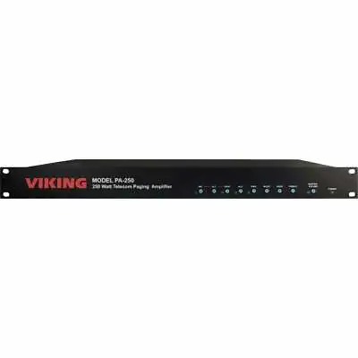 Viking Electronics PA-250 250 Watt / 70V Telecom Paging Amplifier • $708.30