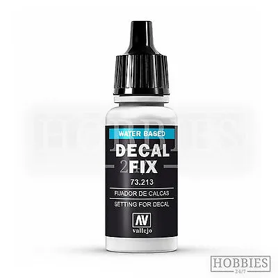 £4.19 • Buy Vallejo Decal Fix Acrylic Resin Based Solution Model Air 73.213
