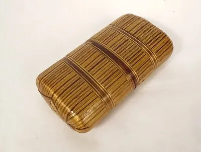 19th Century Straw Marquetry Small Box Case • $129.85