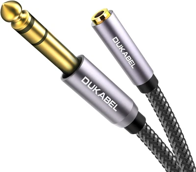 £12.94 • Buy DuKabel 6.35mm 1/4 Inch To 3.5mm 1/8 Inch Headphone Jack Adapter, 1/8 Female To