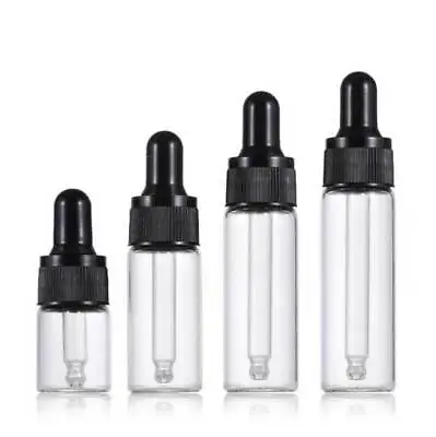 Bulk Buy 5ml-30ml Luxury Glass Dropper Bottle  Essential Oil Drop Eye Container • $43.43