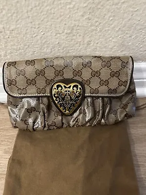 100% Authentic Gucci GG Babouska Clutch • $200