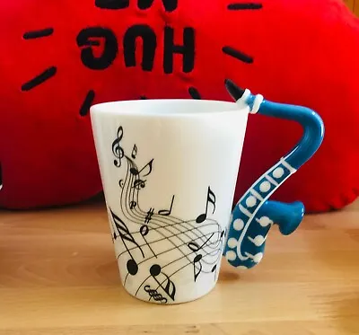 Instruments Guitar Horn Music Note Cup Ceramic Coffee Tea Milk Novelty Mug Cup • $5.99