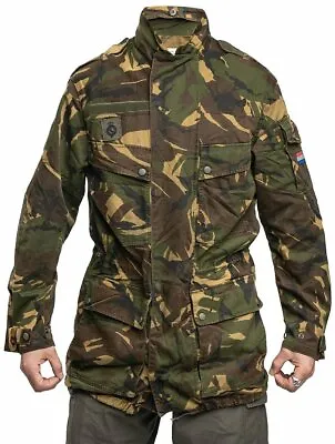 £22.67 • Buy Vintage Dutch Army Parka Shell Jacket Military Camouflage Camo DPM 90s Woodland