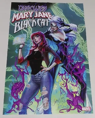 Mary Jane & Black Cat #1 24  X 36  Promo Poster - J. Scott Campbell - Dark Web • $14.99