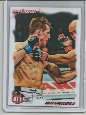 2014 Rory Macdonald Ufc 3/3  Original Print Art Revolution Art Sketch Card • $35