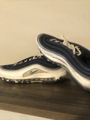 $90 • Buy Nike Air Max 97 Dallas Cowboys White Navy Silver DH0612-400 Size 10.5