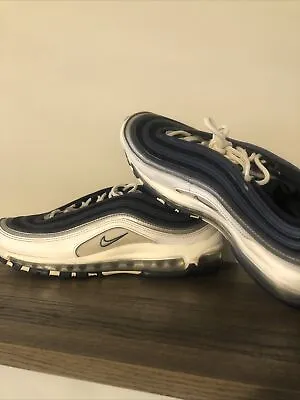 Nike Air Max 97 Dallas Cowboys White Navy Silver DH0612-400 Size 10.5 • $90