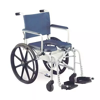 Invacare Mariner Rehab Chair Rolling Shower Commode Wheelchair  16'' Seat • $722.11