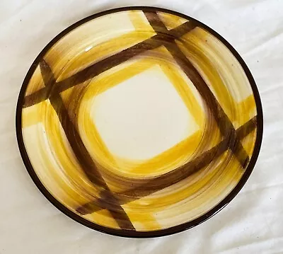 VTG Vernonware ~ Organdie Plaid~ Bread Plate Salad Plates 7 1/2” (7 Available) • $4.95