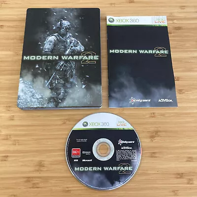 Call Of Duty: Modern Warfare 2 Steelbook Hardened Edition | Xbox 360 Game • $37.95