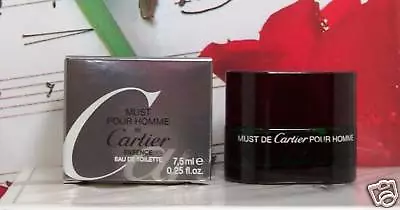 Must Pour Homme Essence De Cartier EDT Mini 0.25 FL. OZ. • $24.99