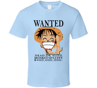 Monkey D Luffy One Piece Wanted T Shirt • $24.99