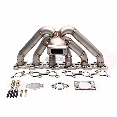 $490 • Buy Hp-series For Rb20 Rb25 Rb25dett Equal Length T3 Flange Top Mount Turbo Manifold