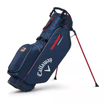 Callaway Fairway C 2022 Navy Red USA Stand Golf Bag • $179.98