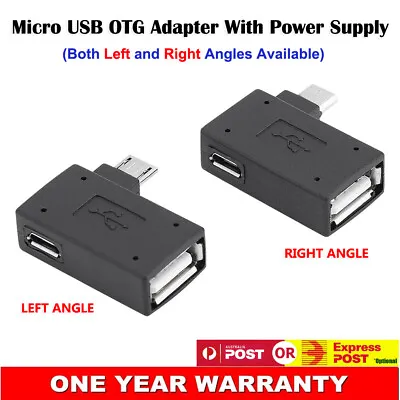 Micro USB 90° Left Right Angle Plug OTG Adapter For SNES Nintendo Classic Mini • $14.49